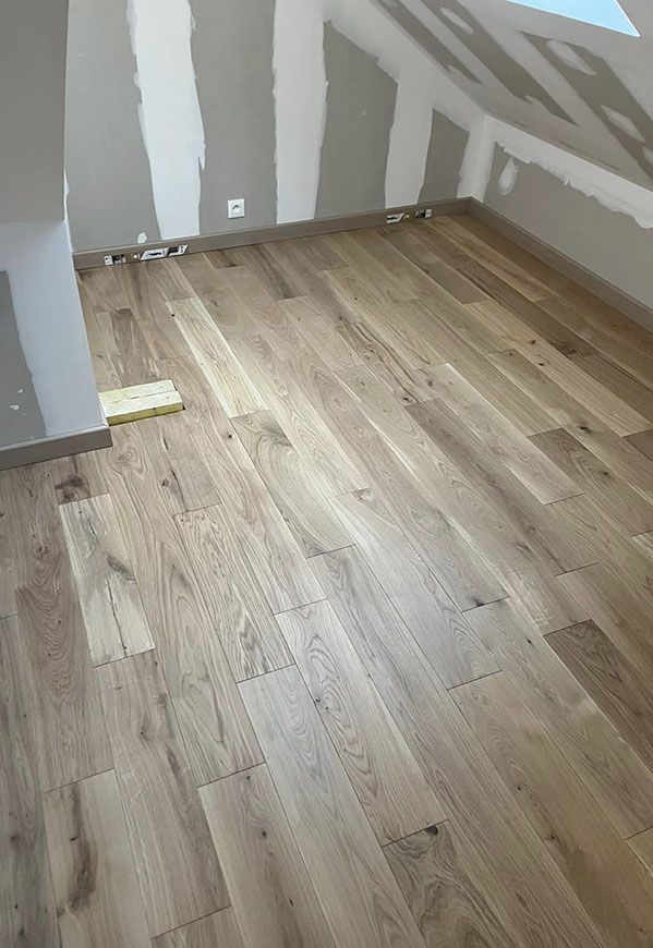 Pose de parquet massif La Bassée